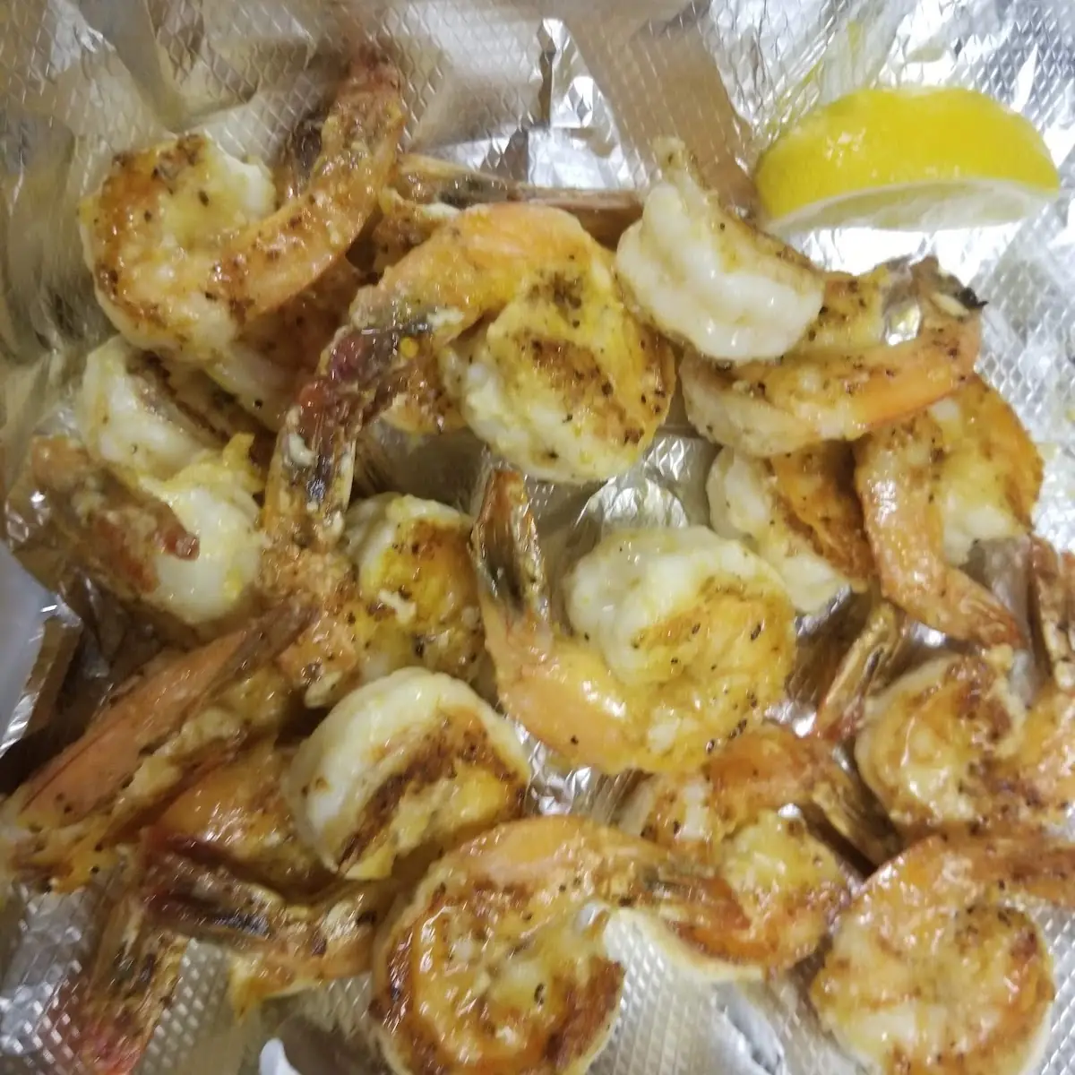 Frilled Lemon Pepper Shrimp
