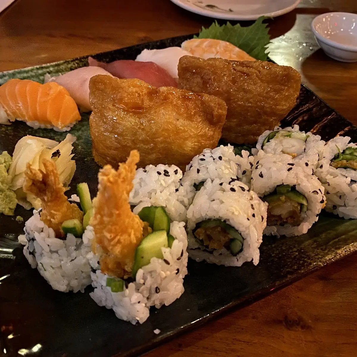 Inari and Shrimp Tempura Roll