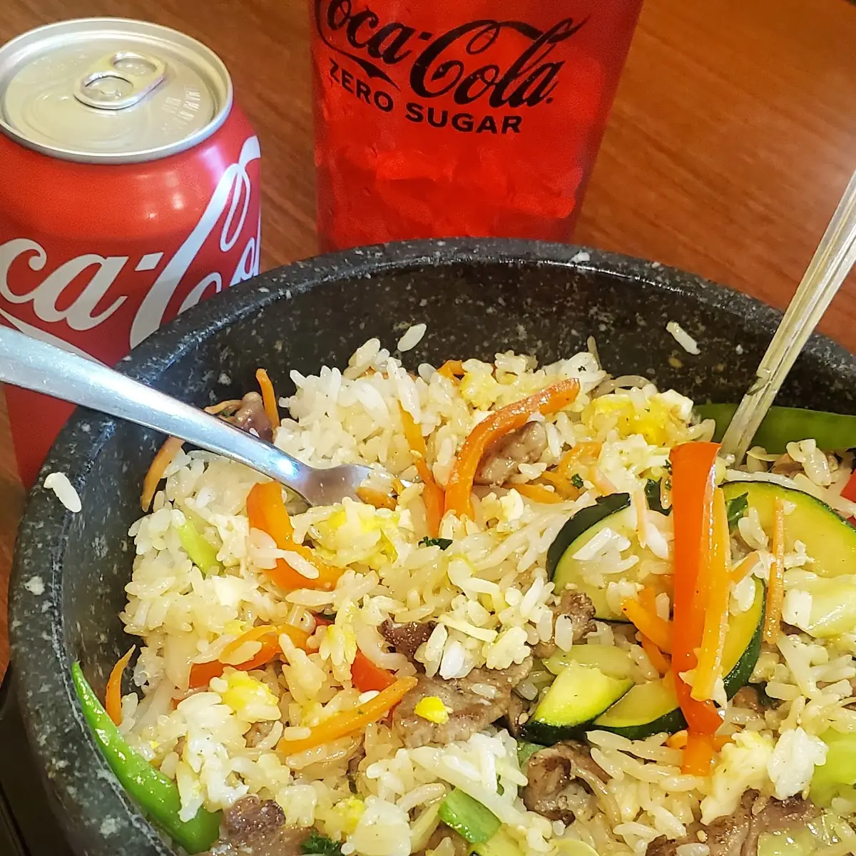 Sizzling Hot Stone Rice Bowl