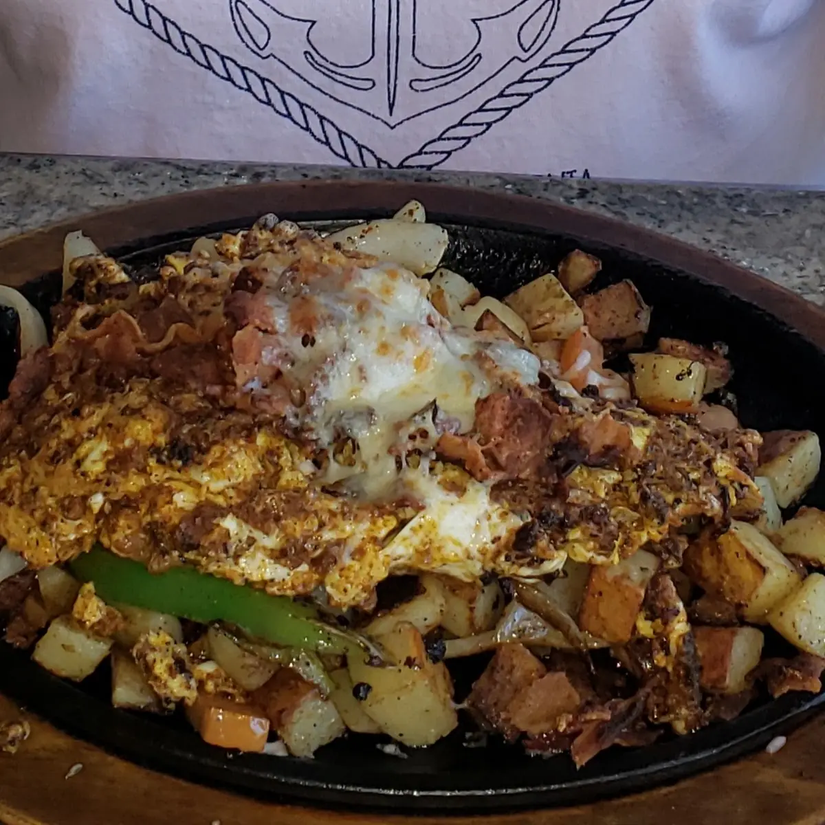 Chorizo Egg & Bacon Skillet