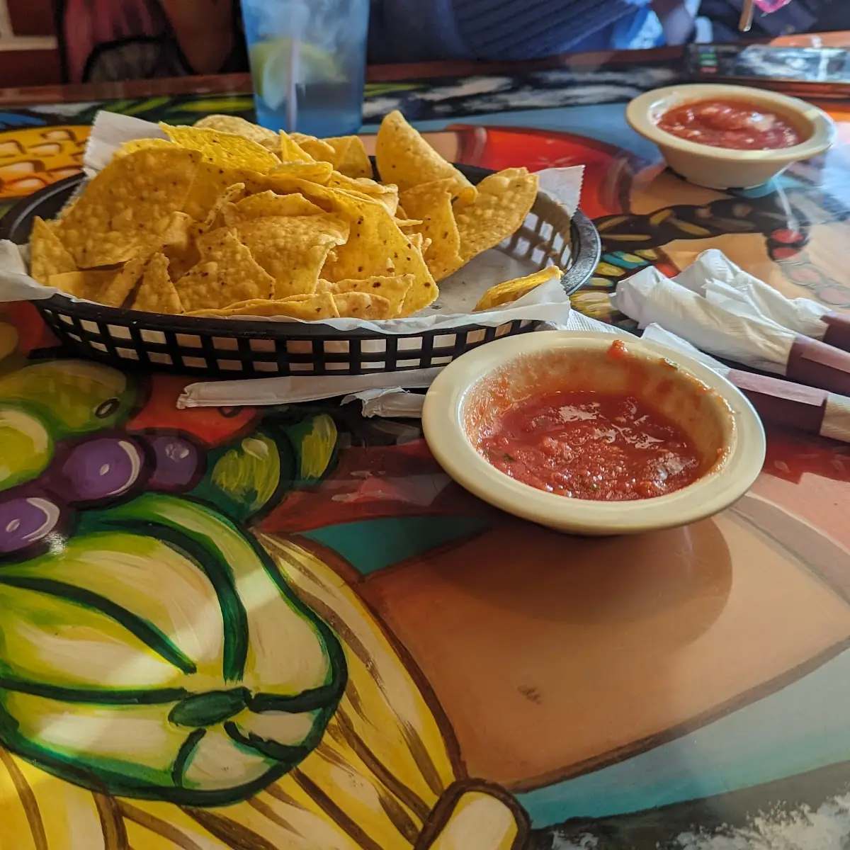 Complimentary Chips and Salsa Verde