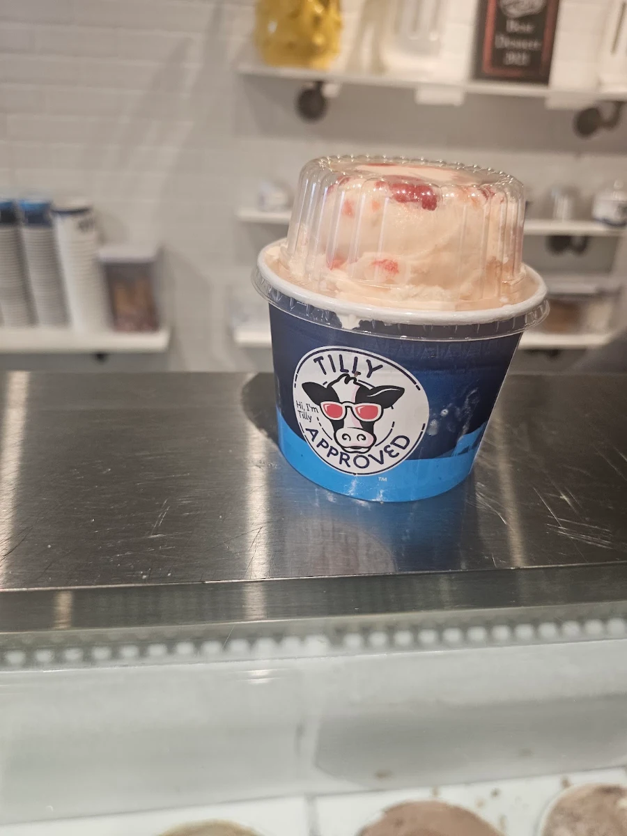 Cherry and Vanilla Ice Cream