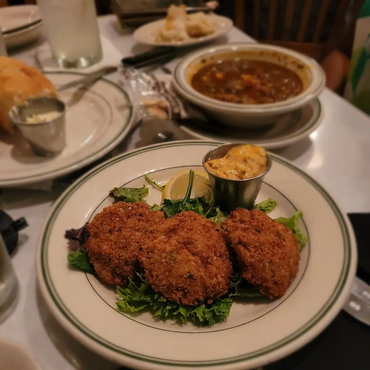 Fried Crab Cakes with Sauce