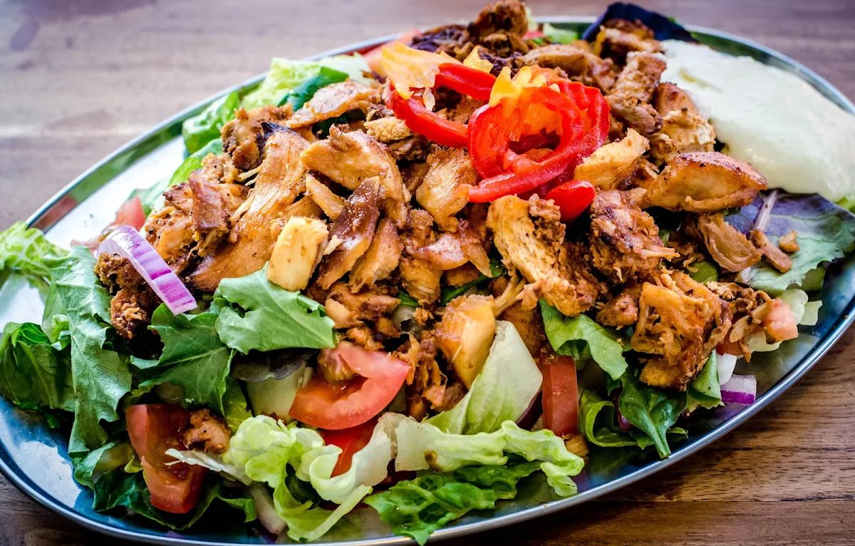 Chicken Shawarma Caesar Salad
