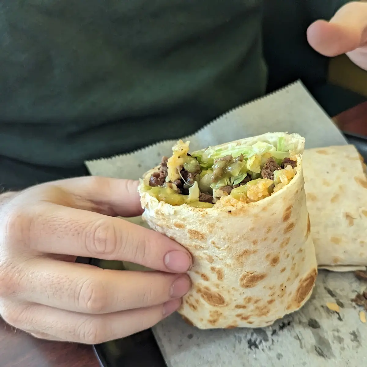 Ground Beef Burrito