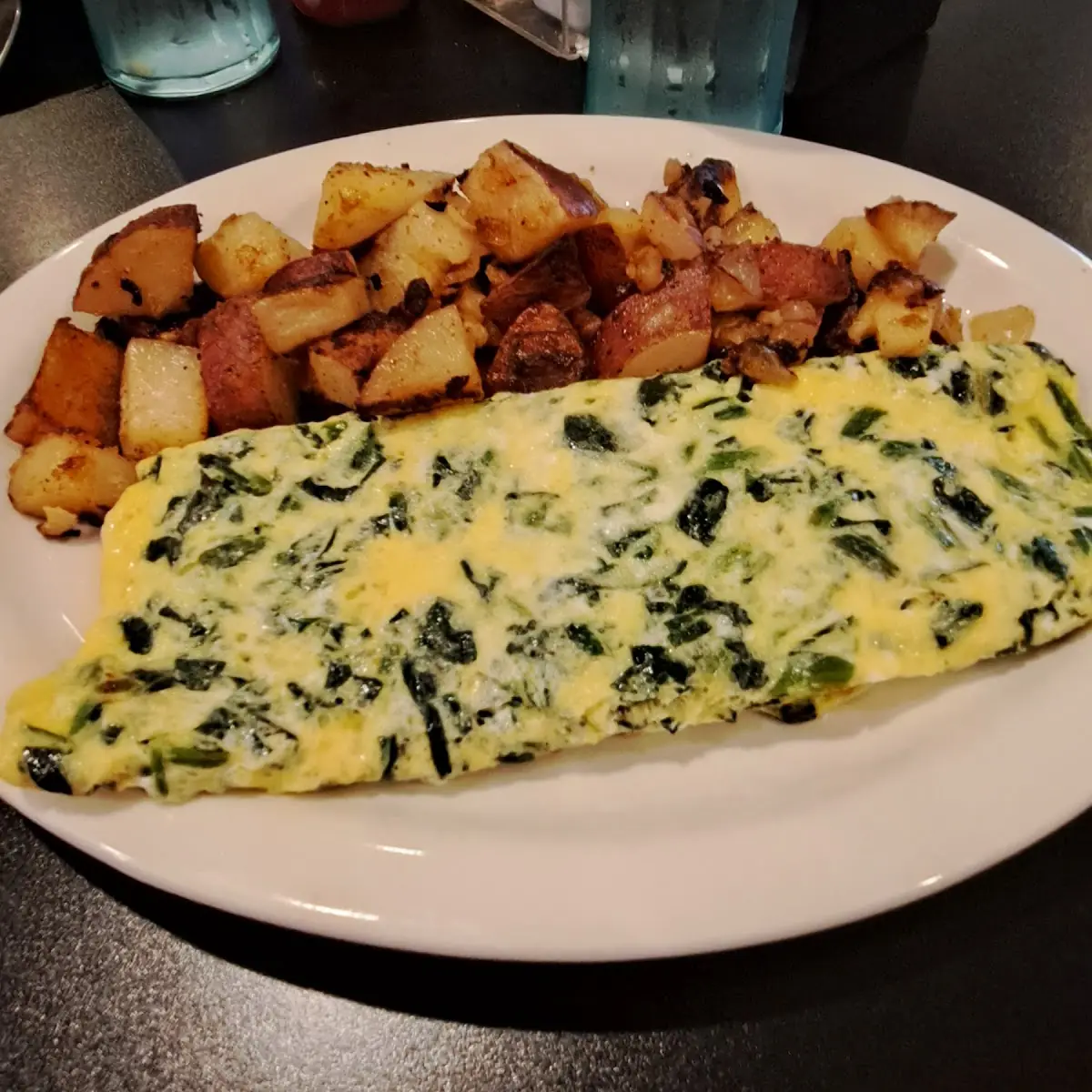 Spinach and Cheese Omelet
