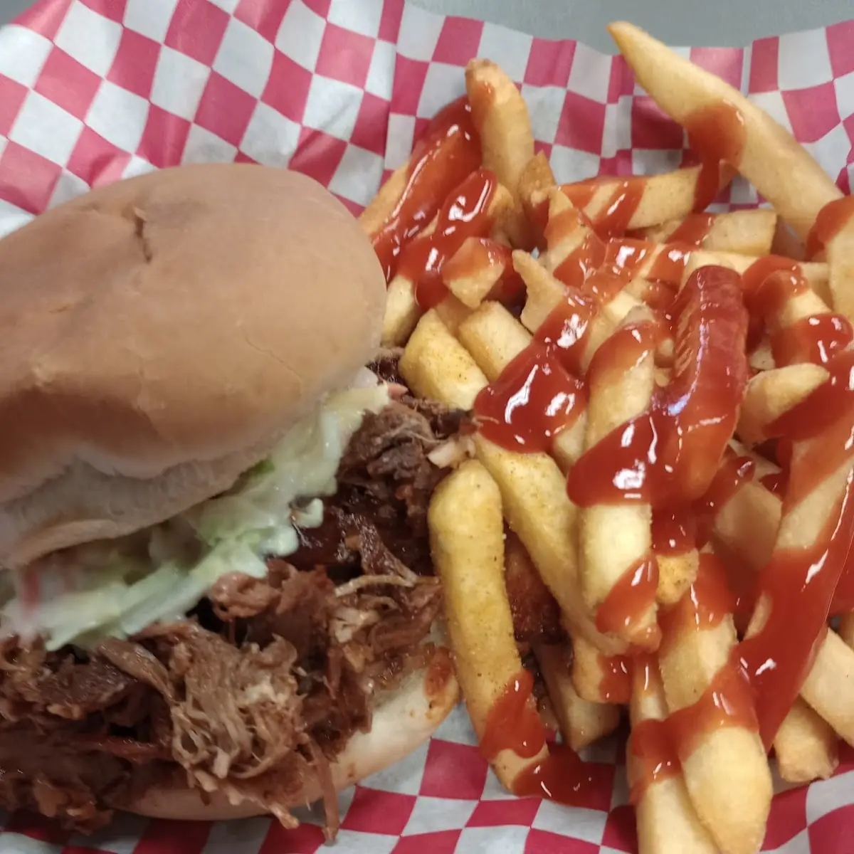 Special of the Day Pulled Pork BBQ Sandwich