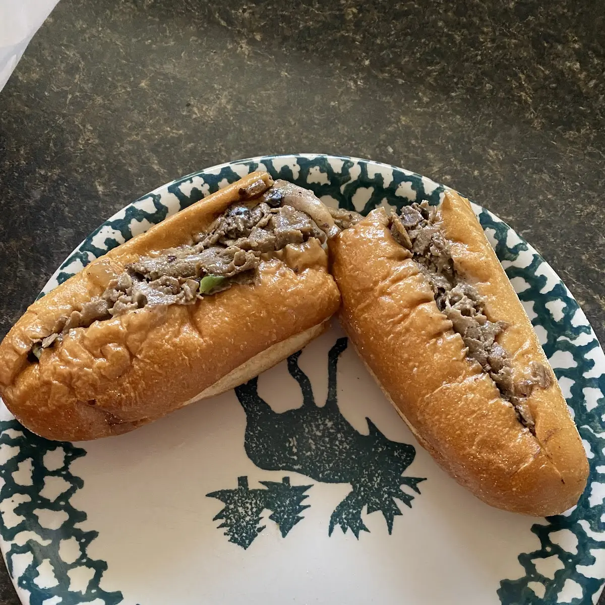 The Works Philly Cheese Steak Sandwich