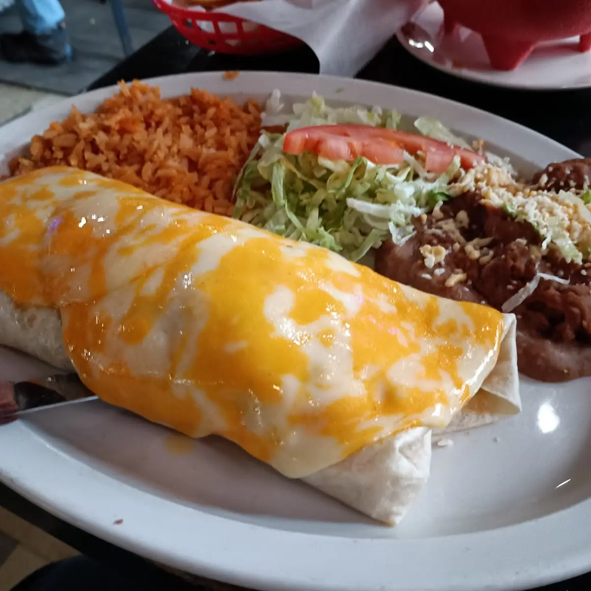 Breakfast Burrito Rice and Beans