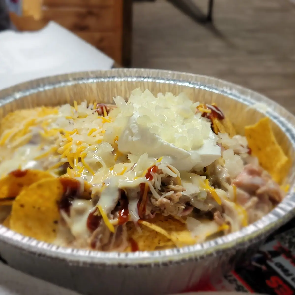 BBQ Chicken Nacho's