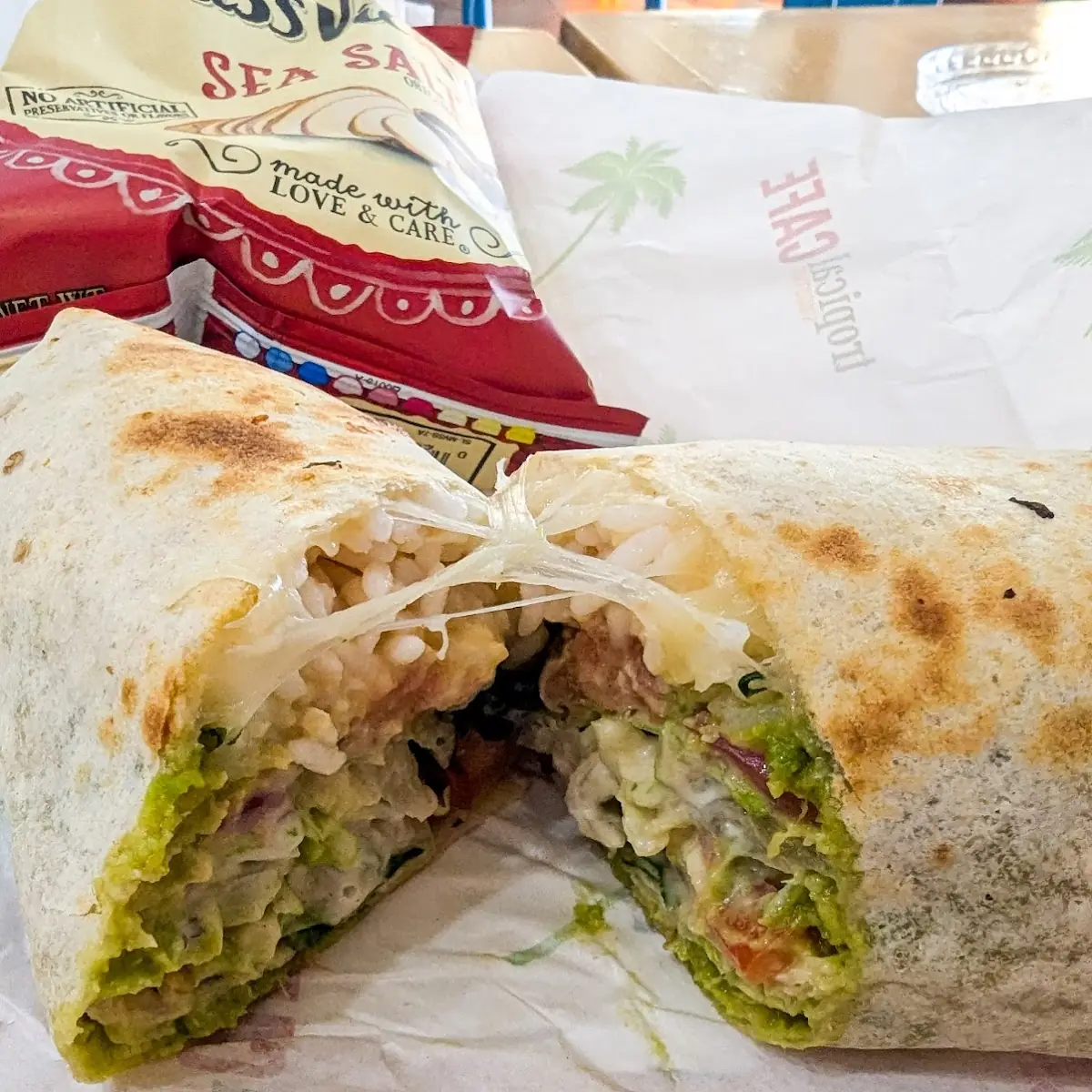 Hummus Veggie Wrap