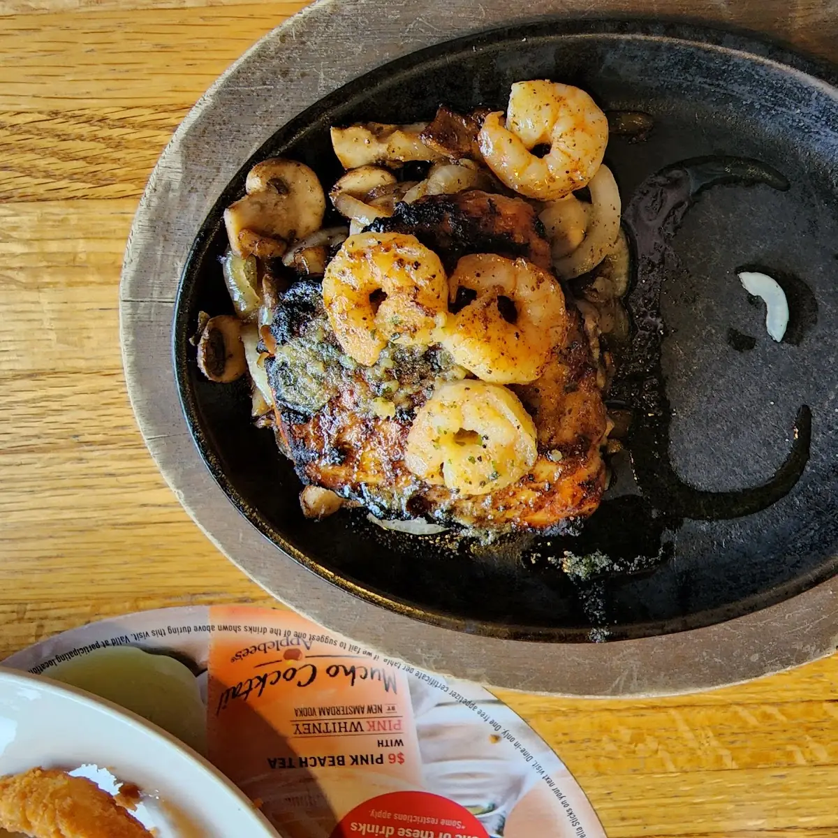 Bourbon Chicken Shrimp Dinner