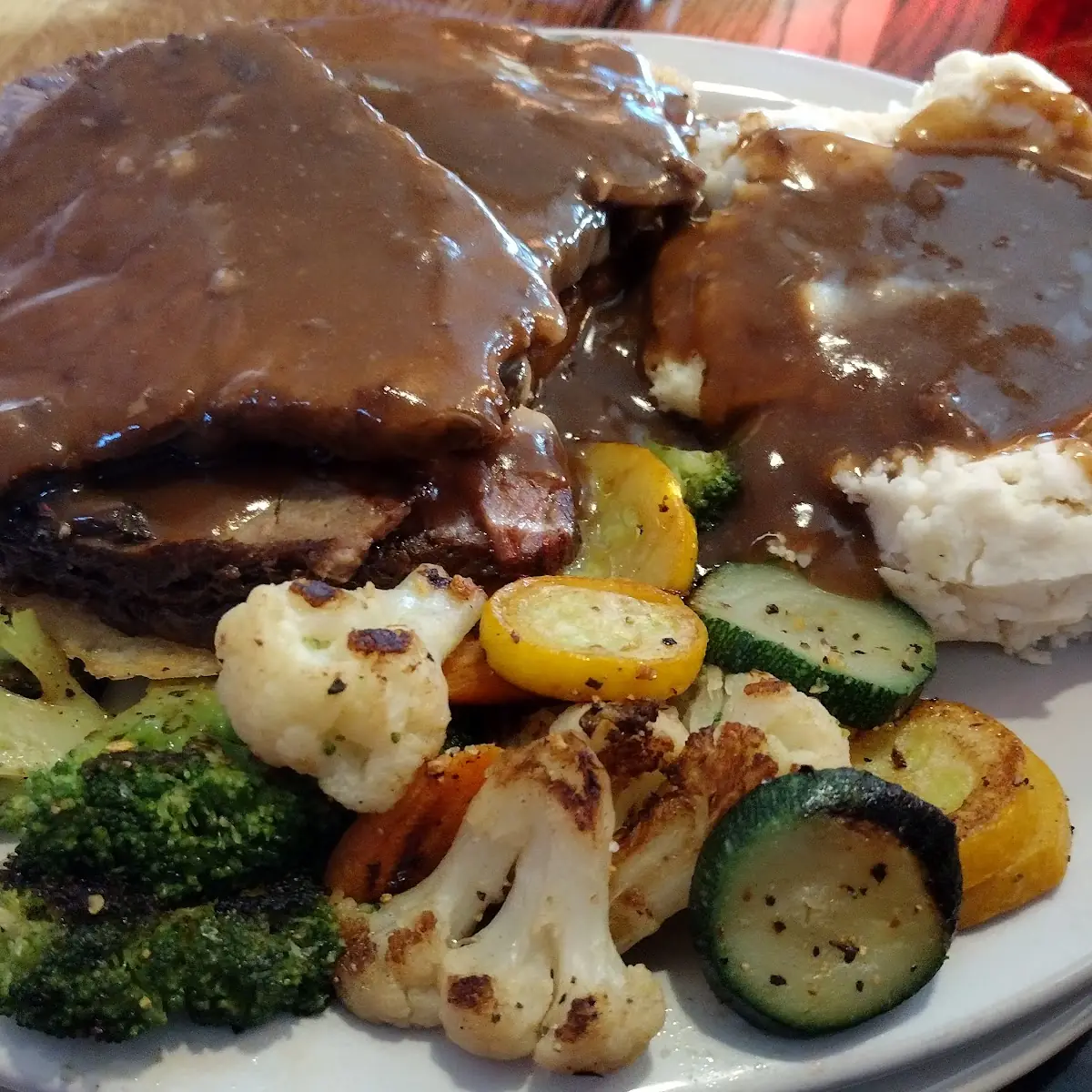 Openfaced Beef Roast Sandwich