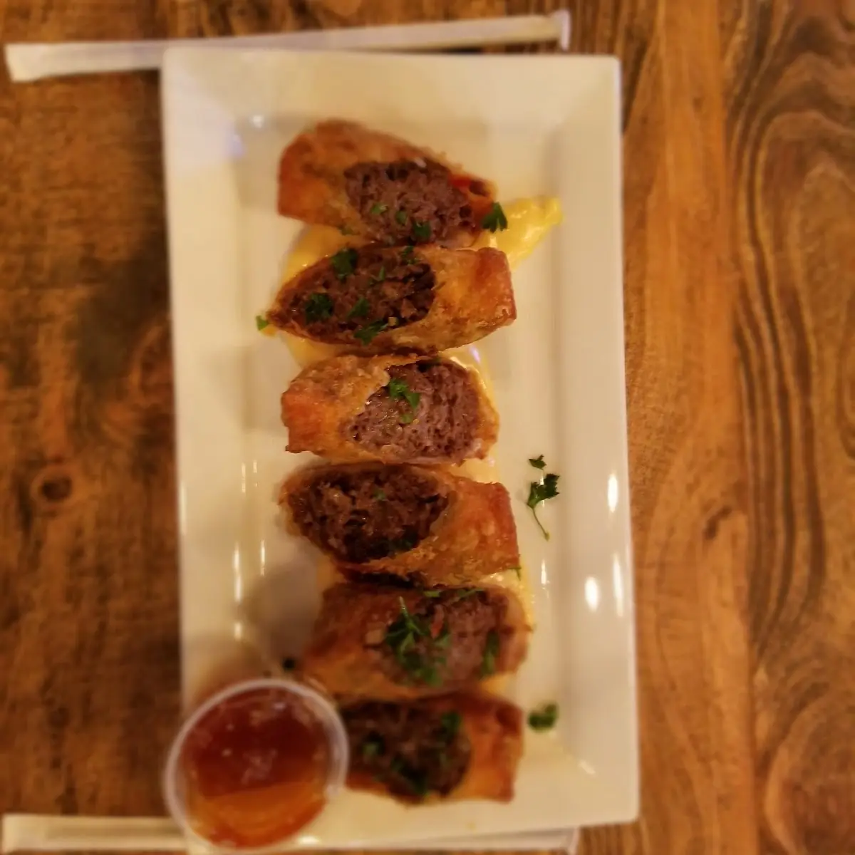 Philly Cheesesteak Egg Rolls