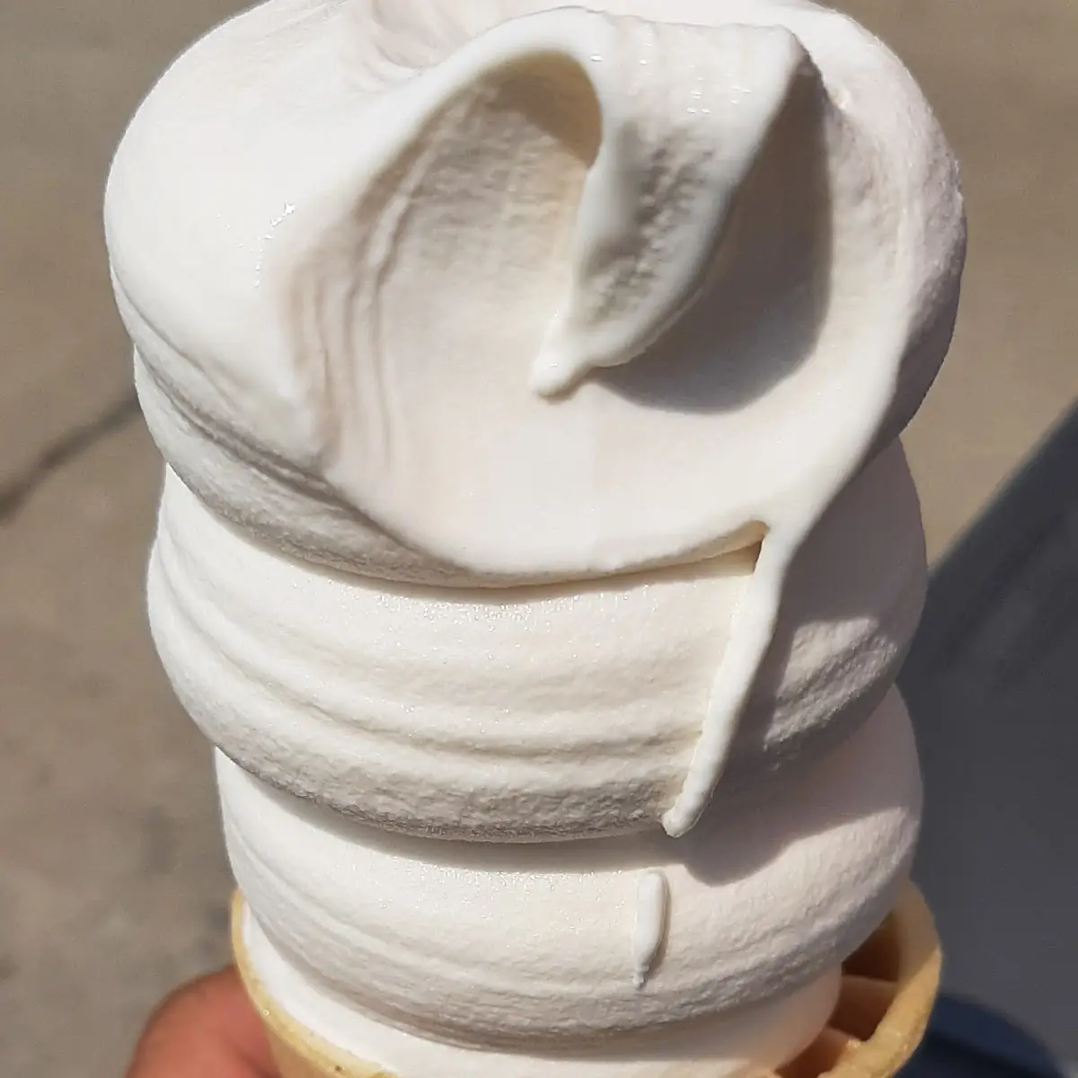 Vanilla Ice Cream Cone