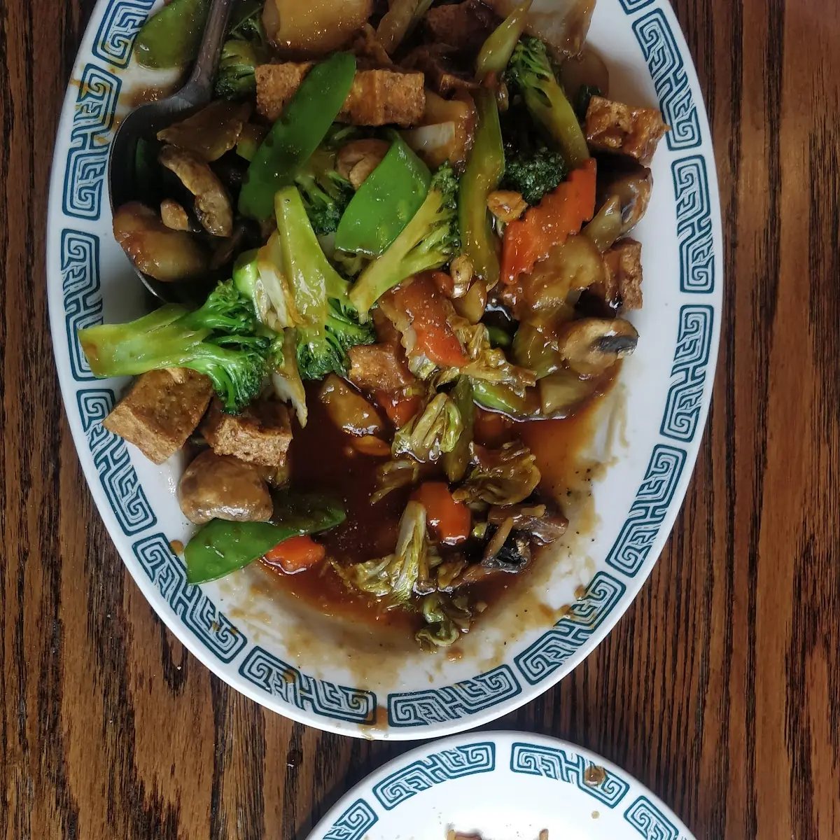 Stir-Fried Fish (Orange Roughly) with Mixed Vegetables