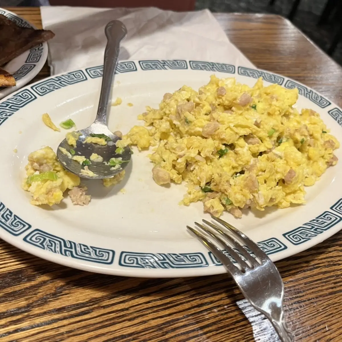 Scrambled Egg and Prawns