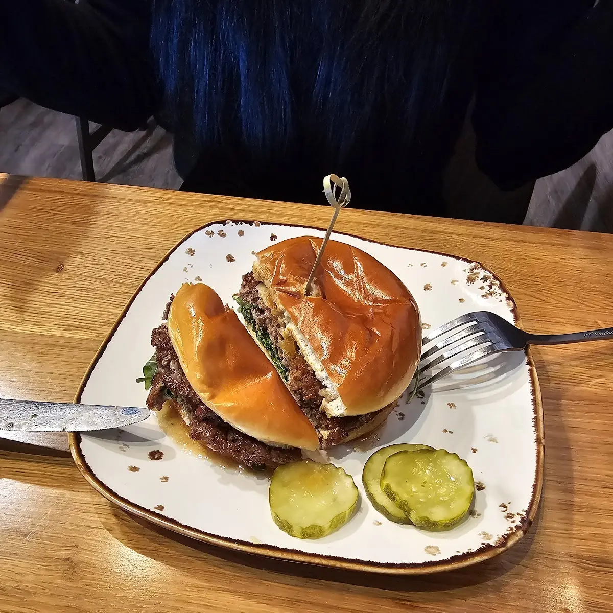 Mushroom Swiss Burger
