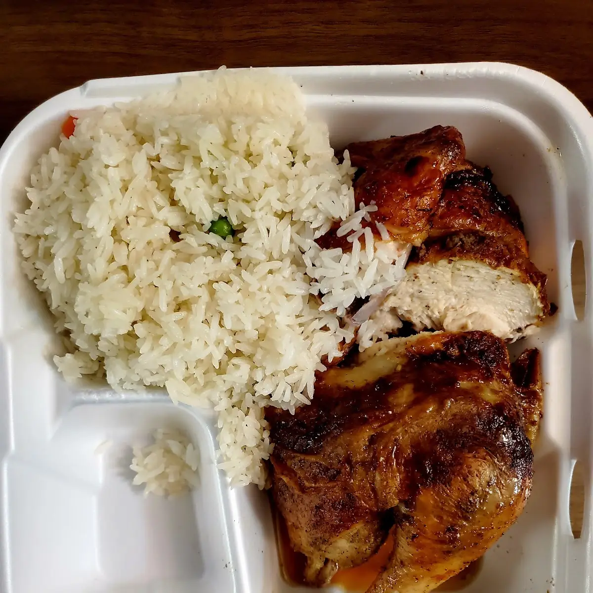 Half Chicken White Rice