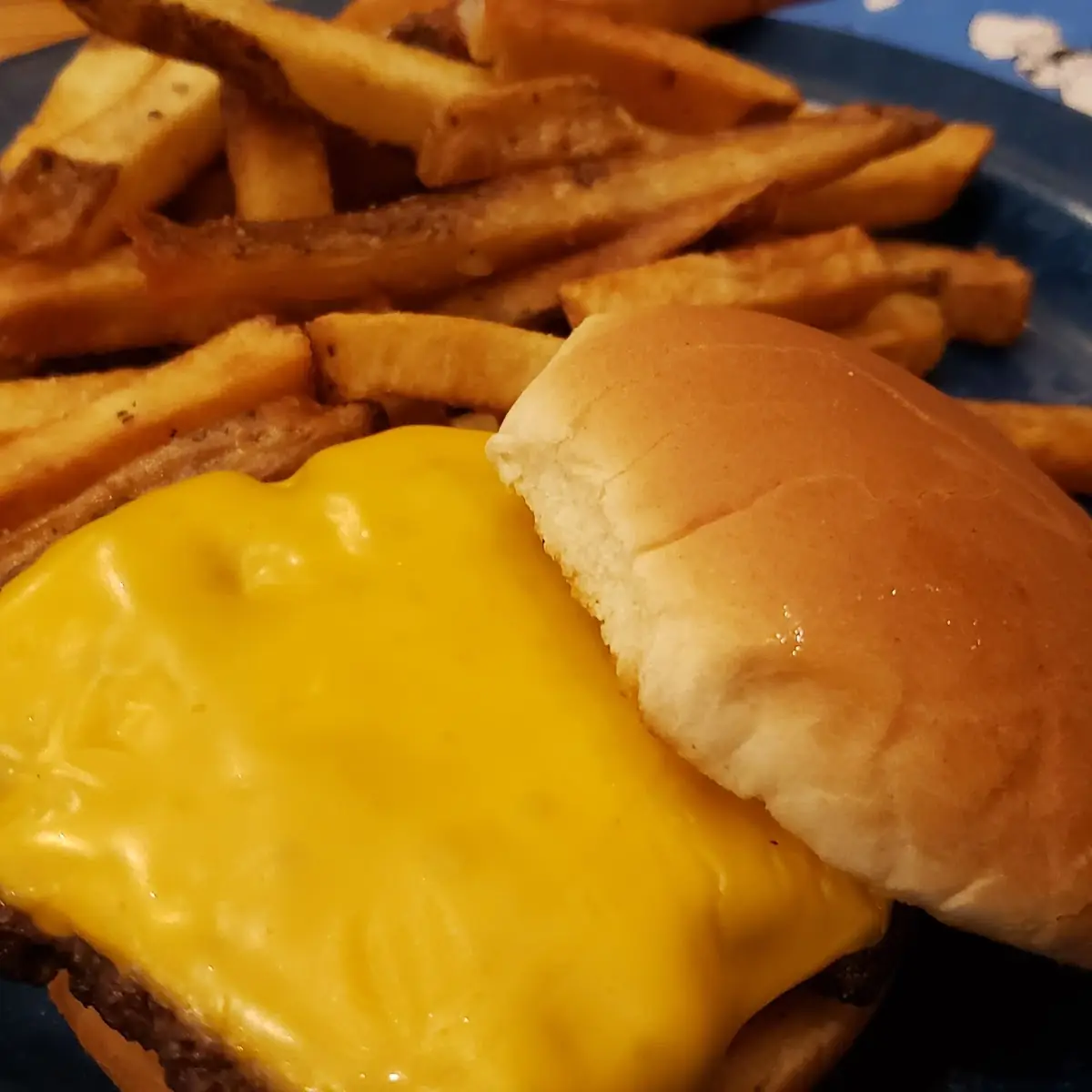 Kids Cheeseburger and Fries