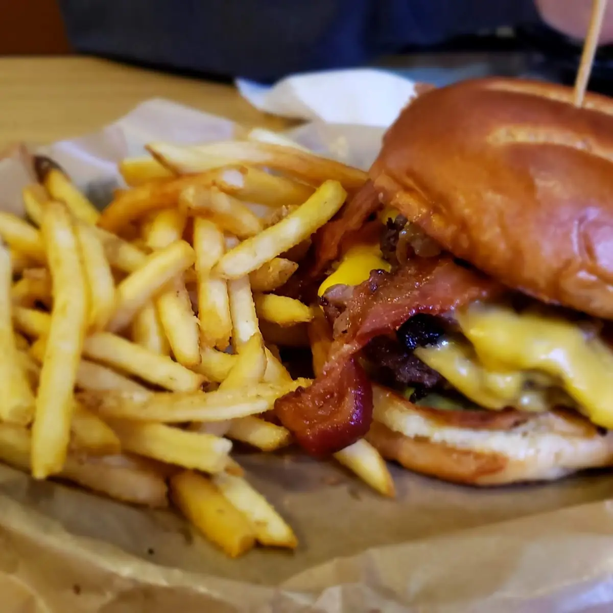 Burger and Fries
