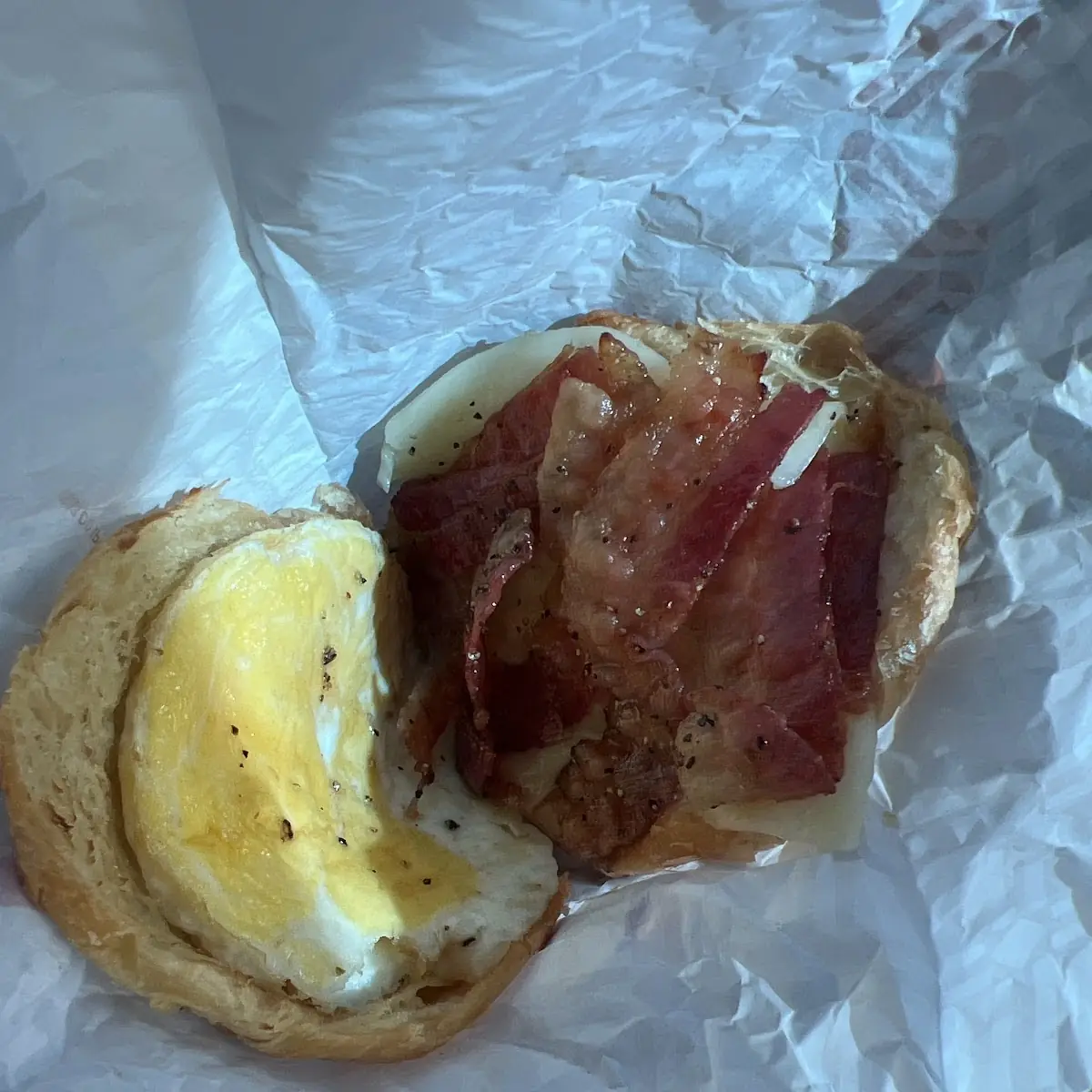 Bacon Egg and Cheese Croissant