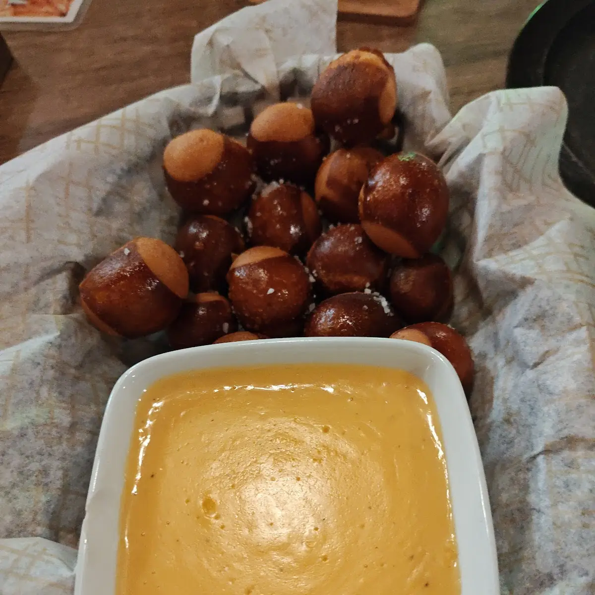 Pretzel Bites with Beer Cheese