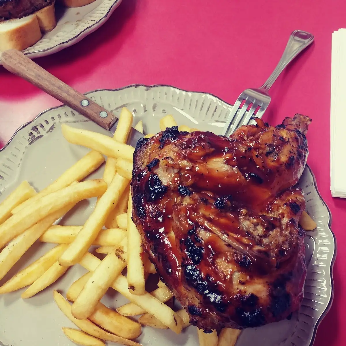 1 2 BBQ Chicken Plate