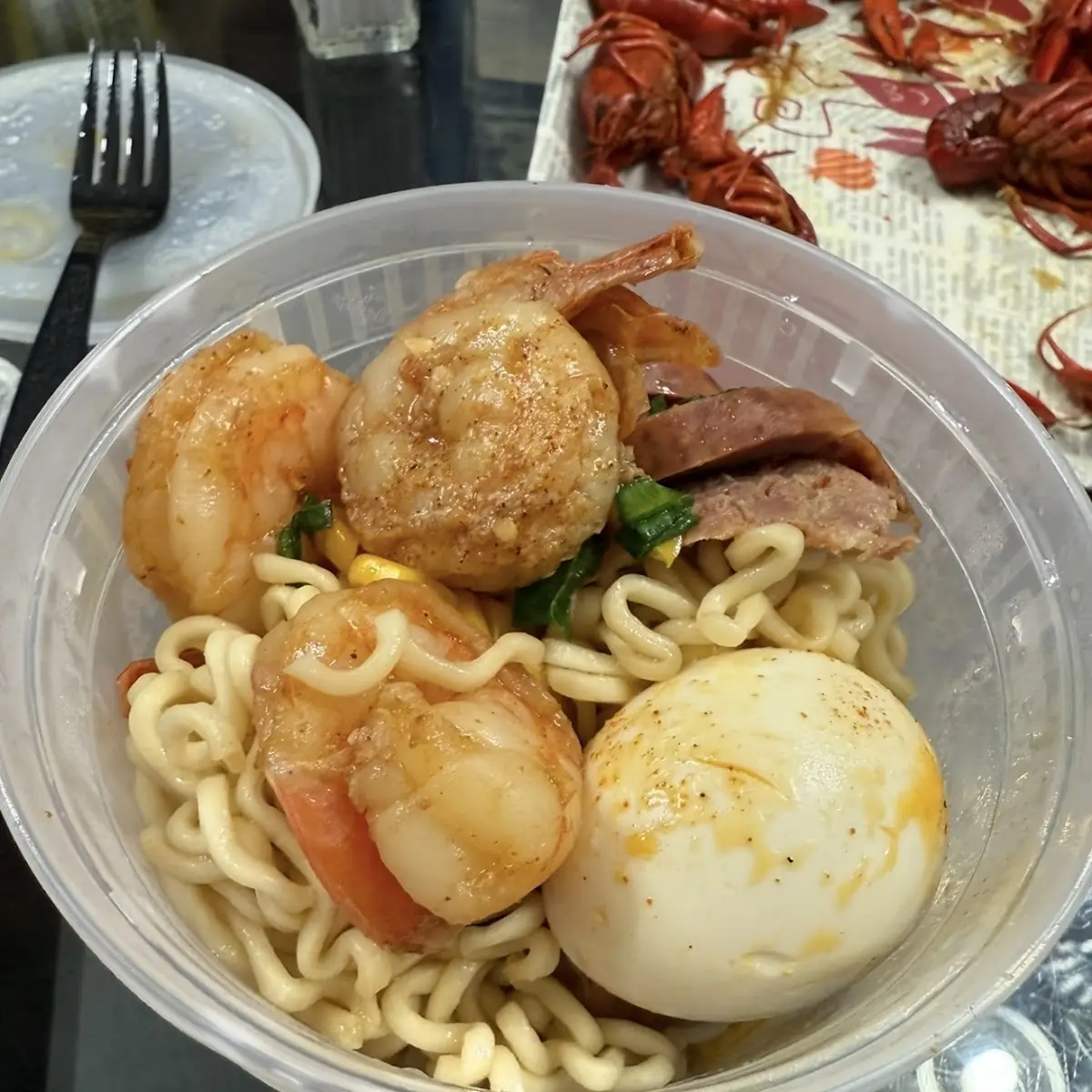 Boiled Shrimp & 3 Boiled Eggs