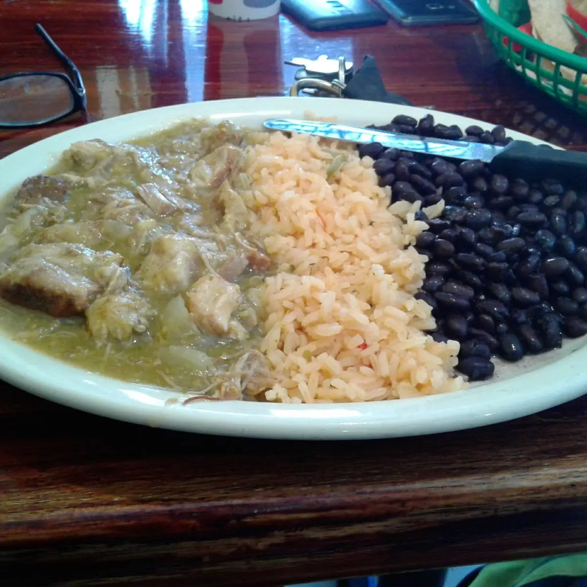 Chile Verde Plate