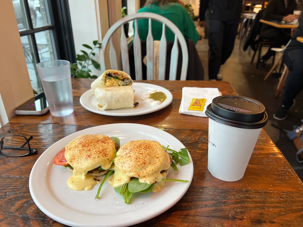 Veggies Eggs Benedict