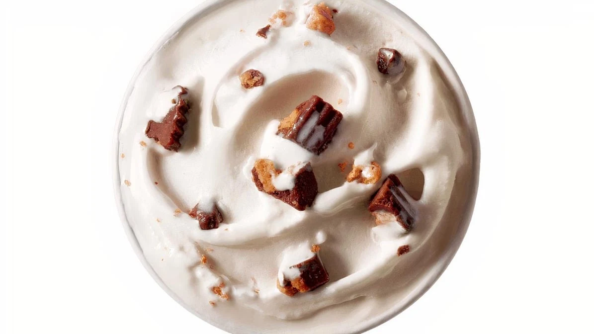 Turtle Pecan Cluster Blizzard Treat