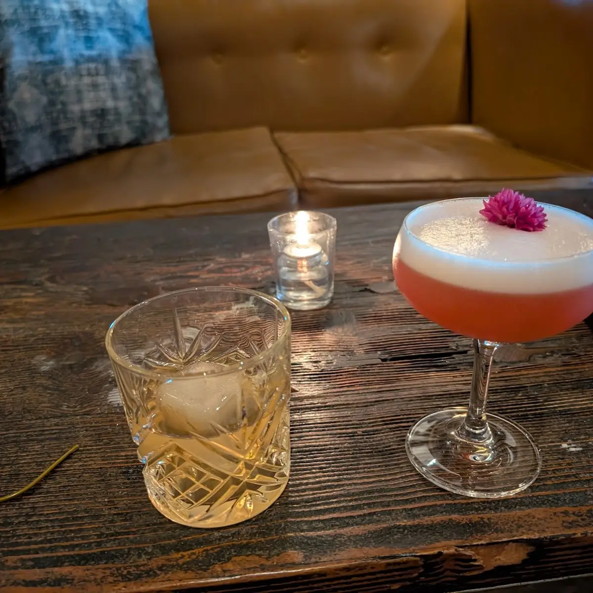 Smoked Foam Old Fashioned