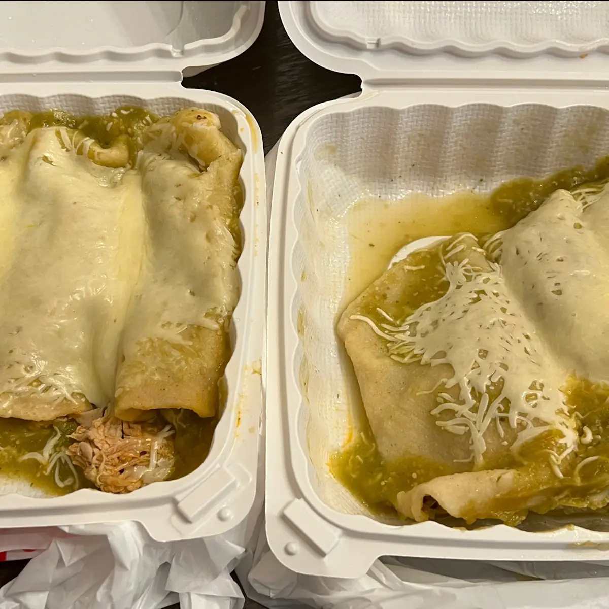 Enchiladas - Salsa Verde