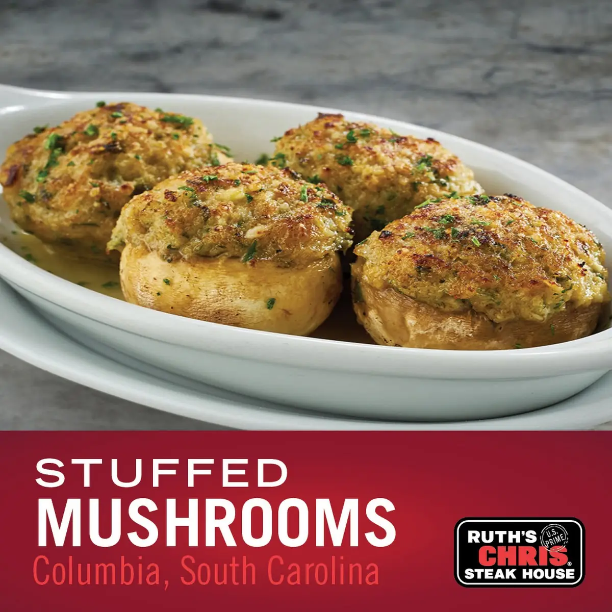 Crabmeat Stuffed Mushrooms