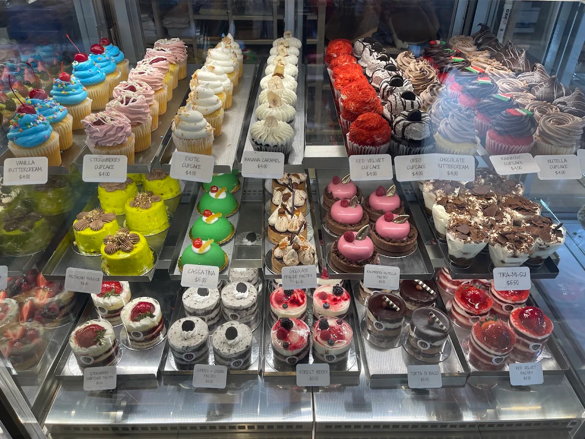 Gourmet Pastries in Display