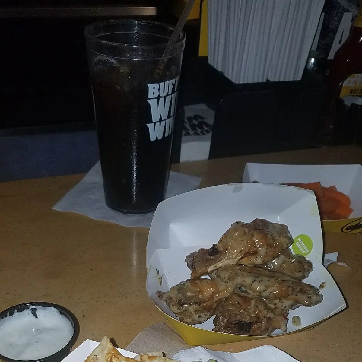 Bone in Garlic Parmesan Wings