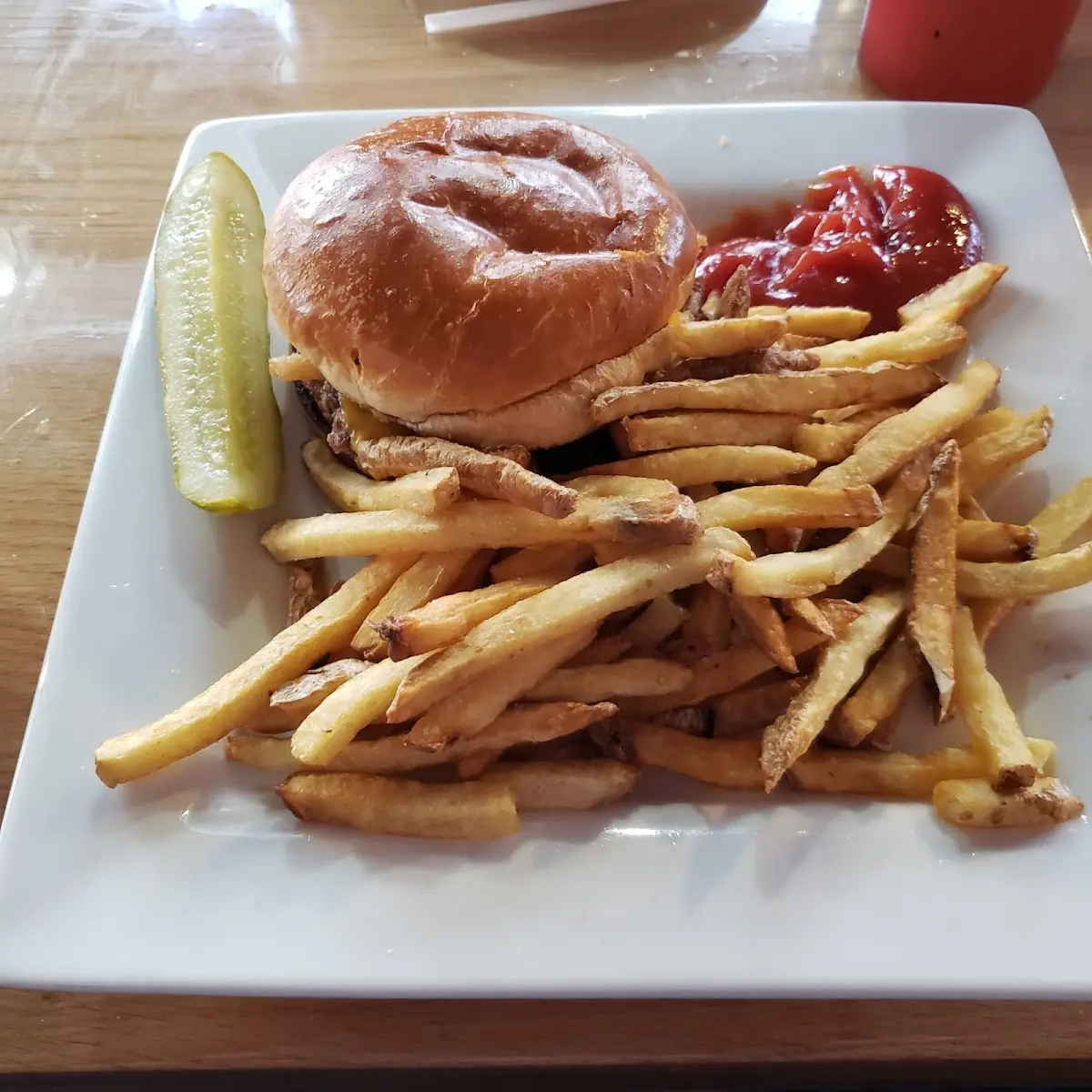 Mushroom Swiss Burger