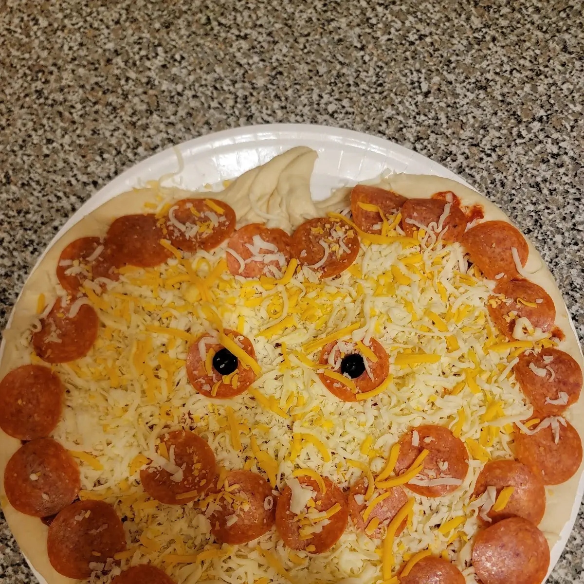 Jack O Lantern Pizza