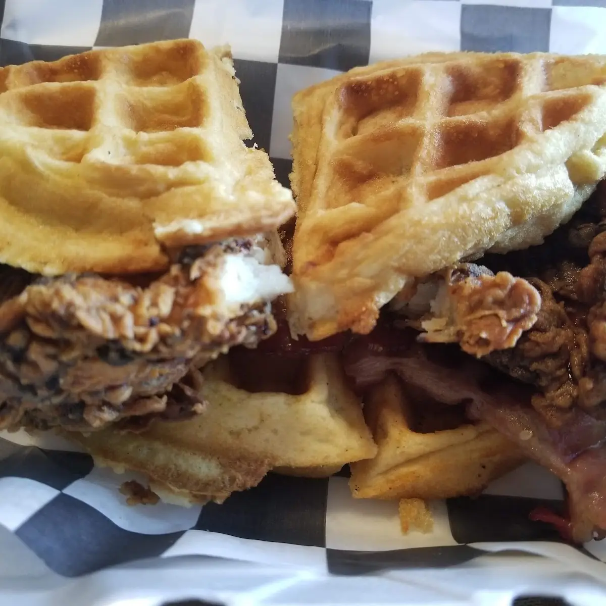 Maple Bacon Chicken Waffle