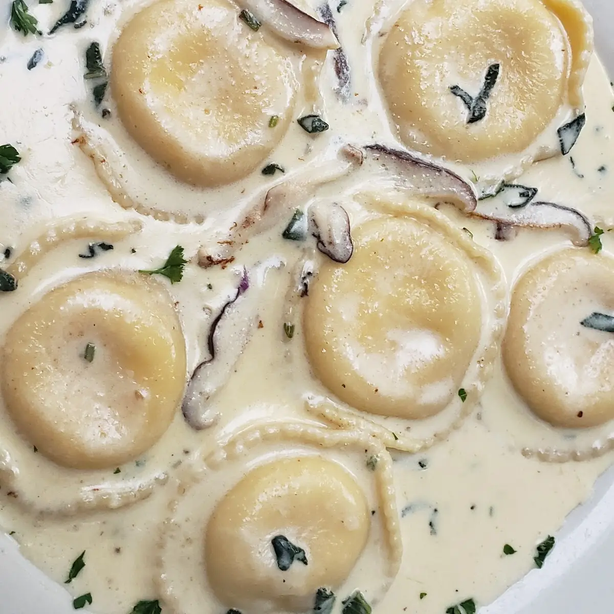 Ravioli with Fresh Mozzarella and Roasted Red Peppers