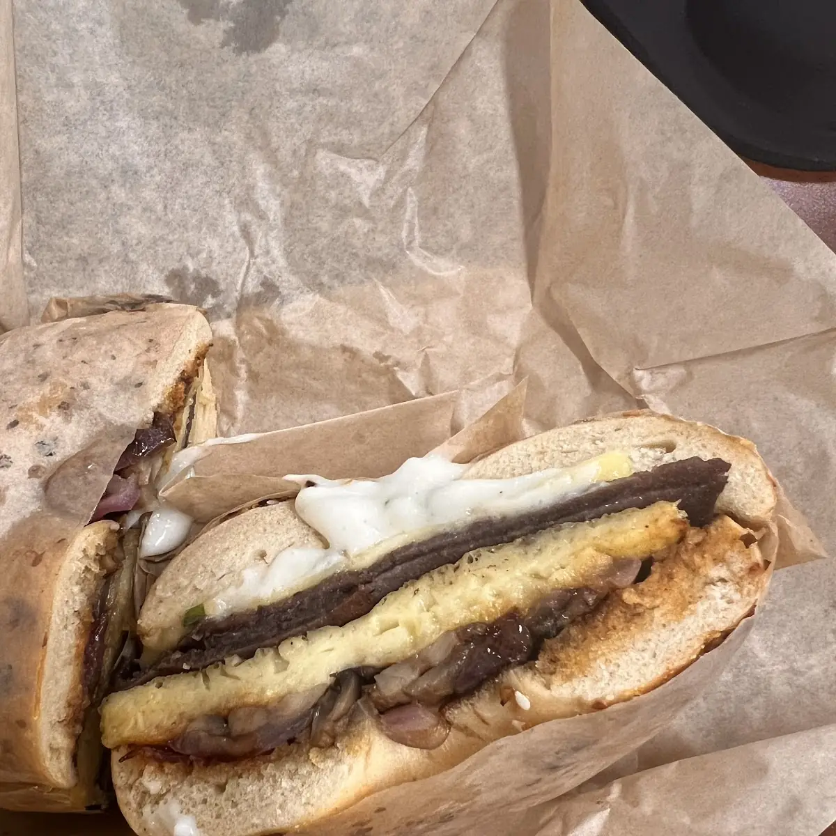 Steak and Egg Sandwich