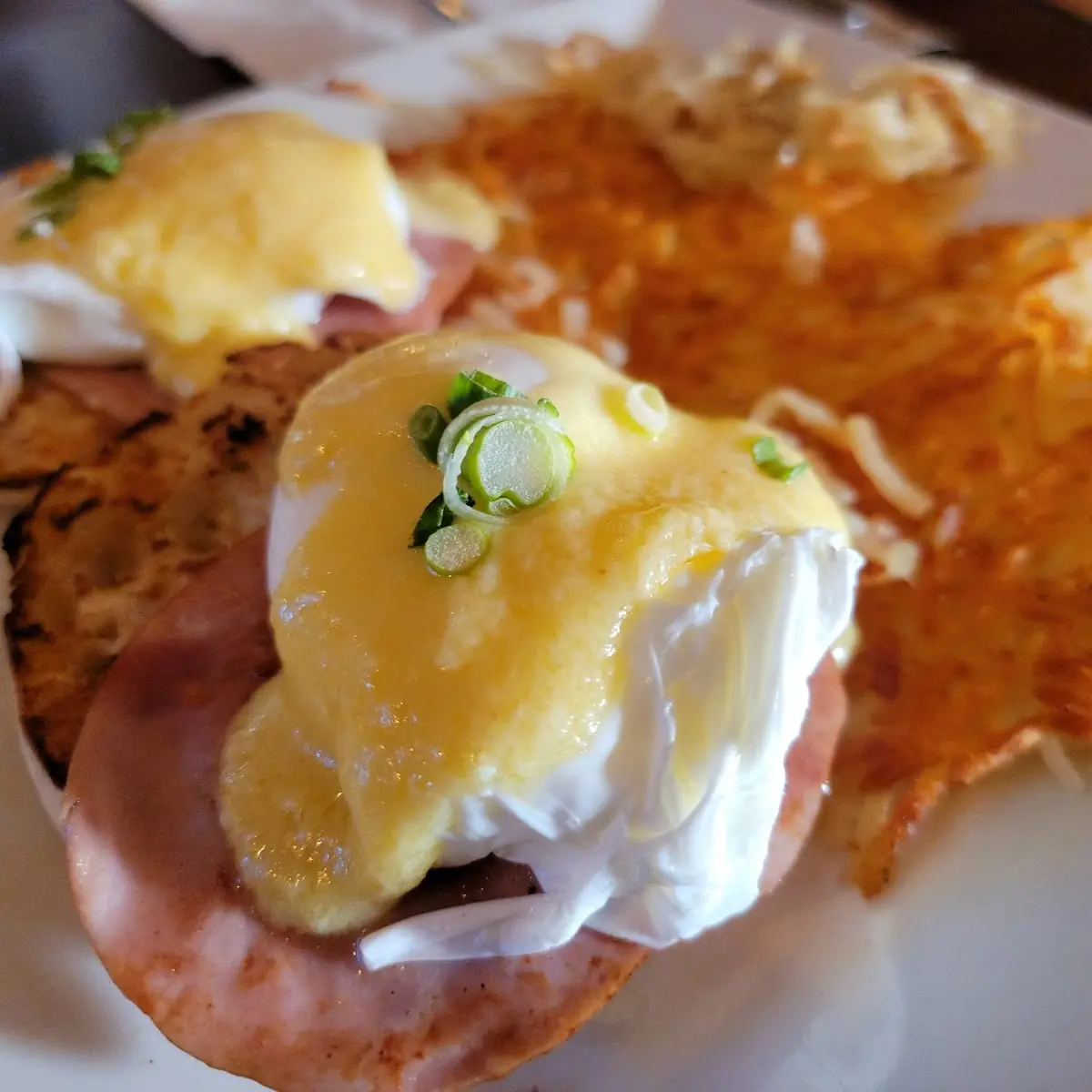 Two Eggs with Center Cut Country Ham