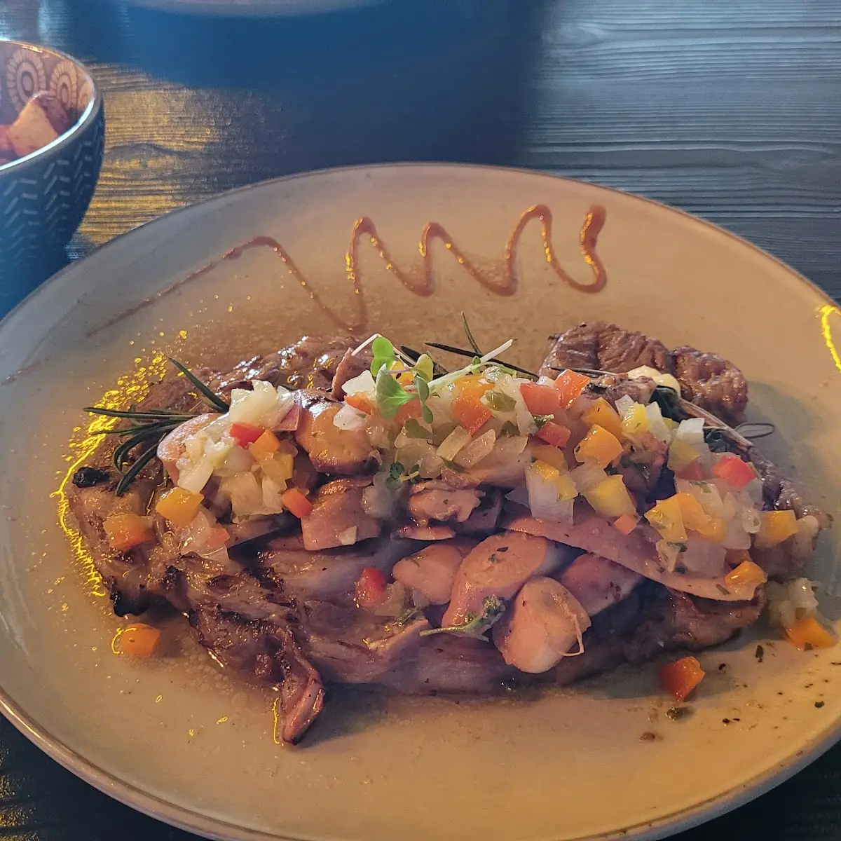 Rib Eye with Octopus