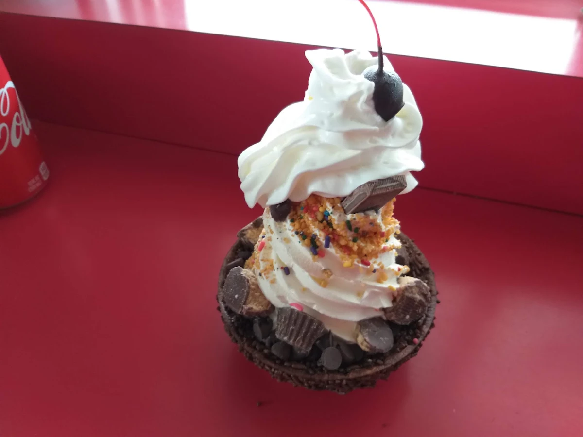 Choc Dipped Waffle Bowl