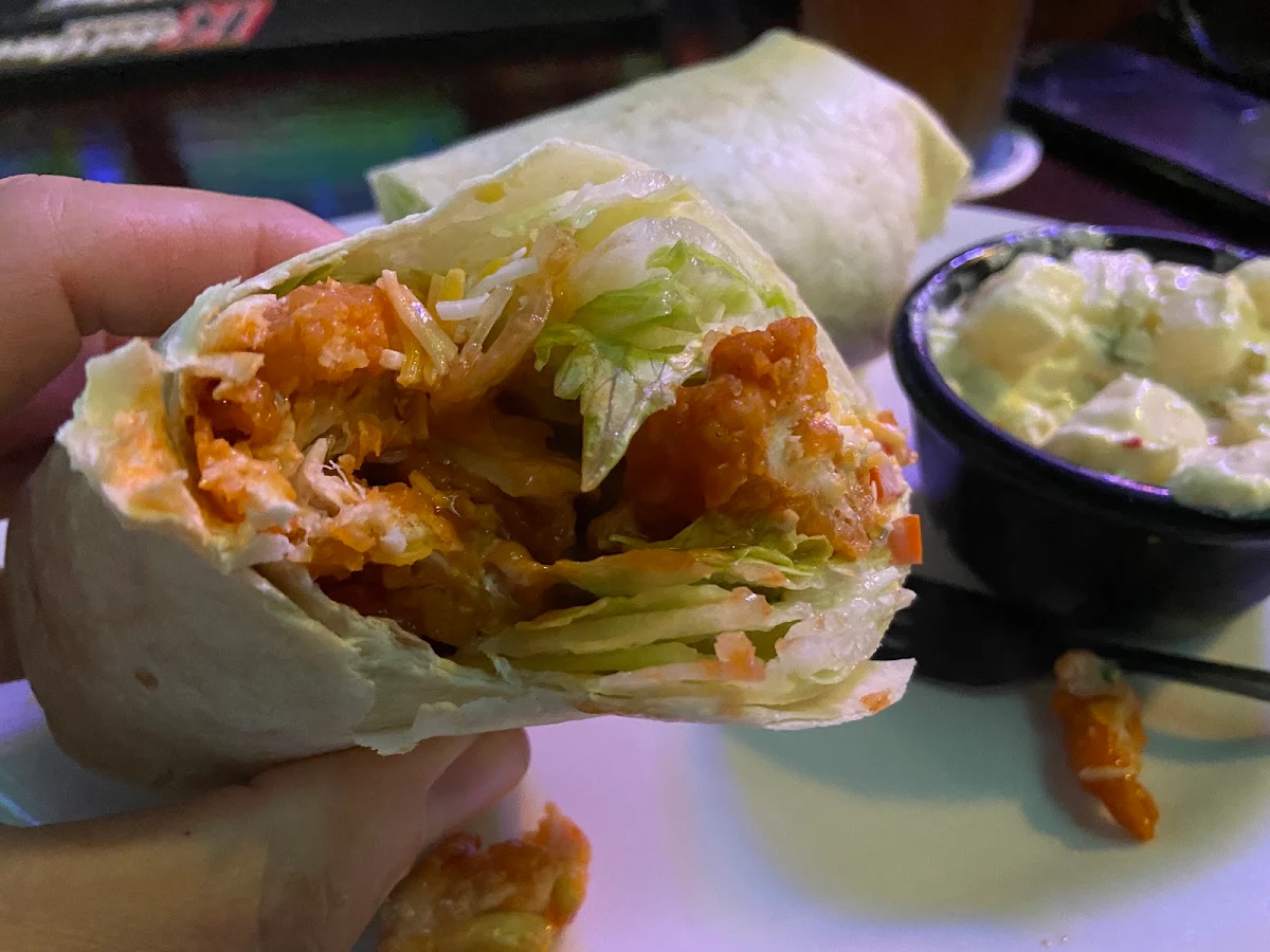 Spicy Crispy Chicken Wrap