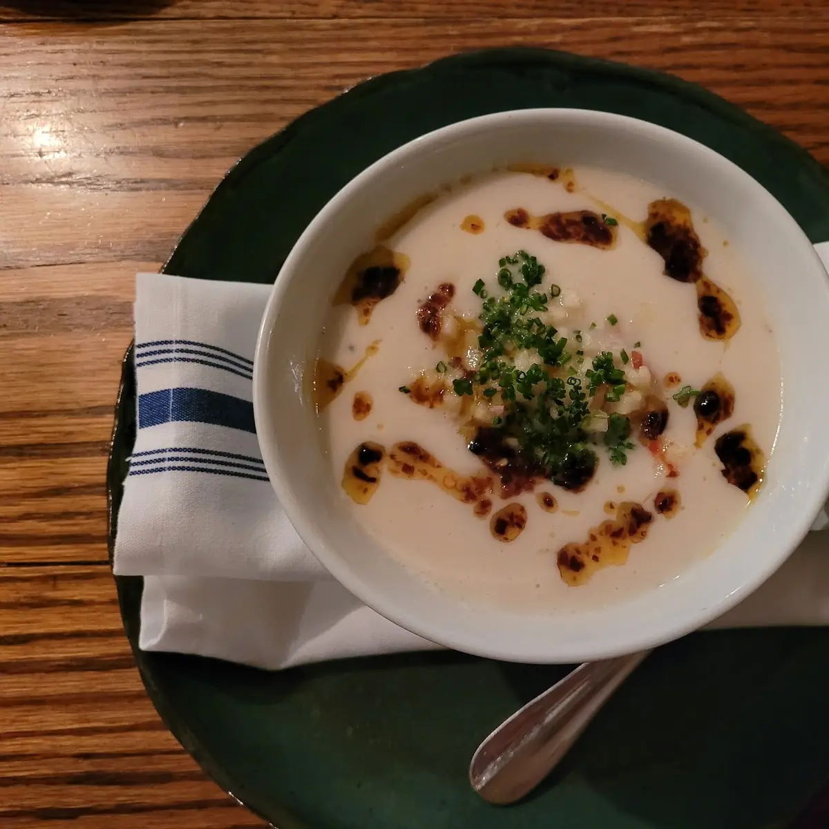 Roasted Butternut Squash Soup (Vegan Until We Garnish)
