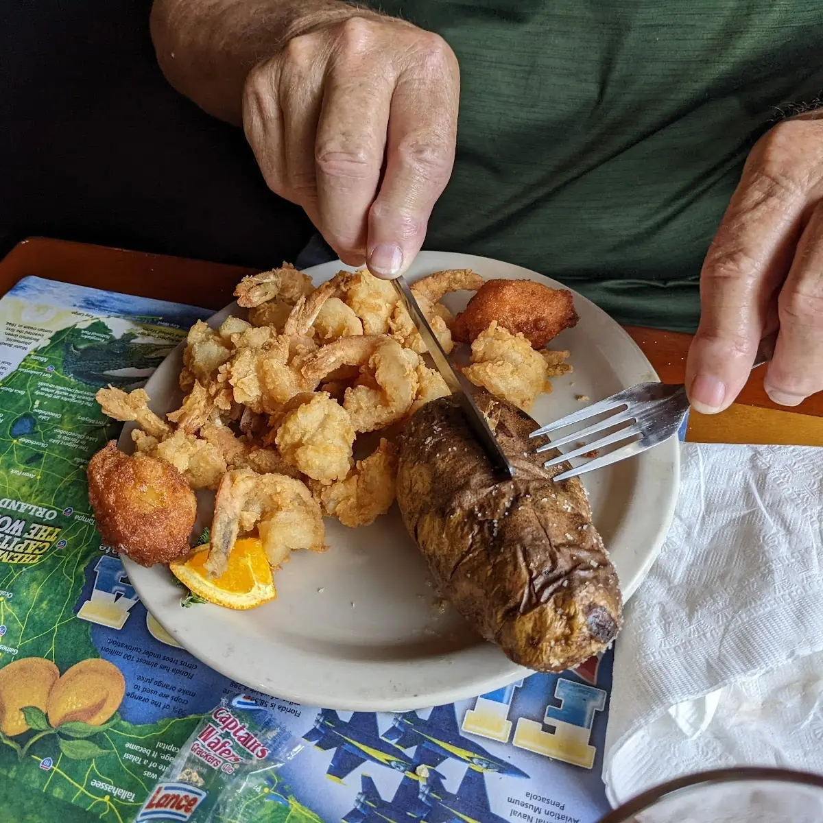 Fried Shrimp Platter