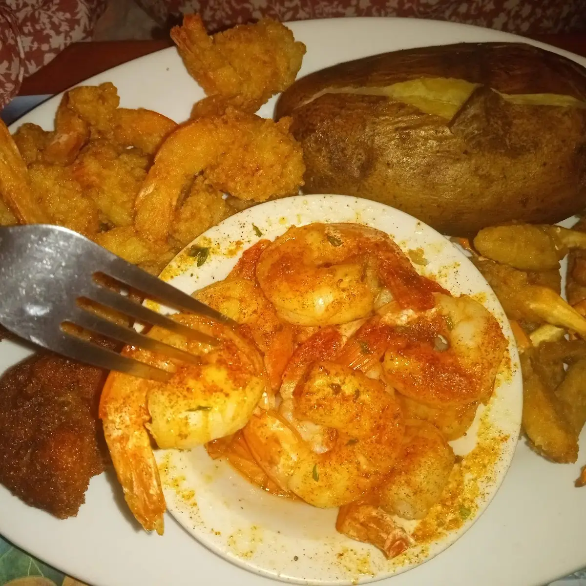 Shrimp &Fried Crab Fingers
