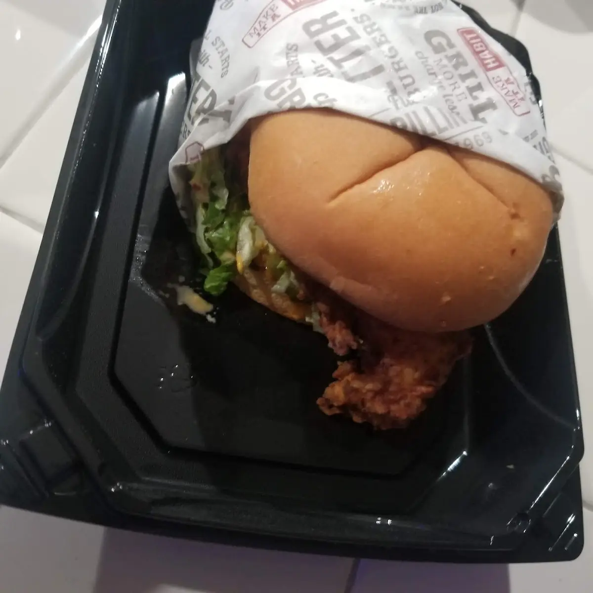 Golden Fried Chicken Sandwich